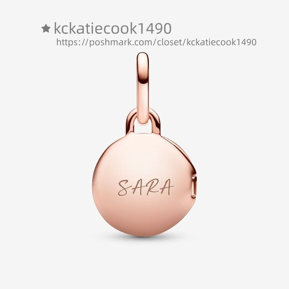 Pandora Openable & Engravable Love Locket Dangle Charm - Picture 2 of 8